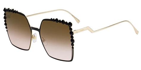 Fendi FF 0259/S 2O5/53 Sunglasses in Black 